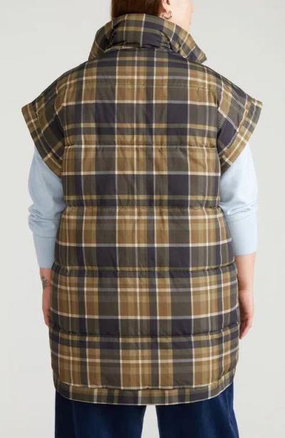 Universal Standard Paparazzi Puffer Vest In Brown