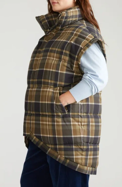 Universal Standard Paparazzi Puffer Vest In Brown