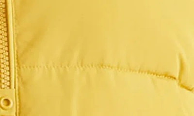 Universal Standard Matterhorn Hooded High-low Puffer Coat In Yellow