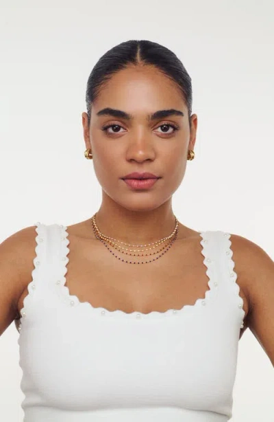 Oak & Luna Soltale Enamel Chain In Gold