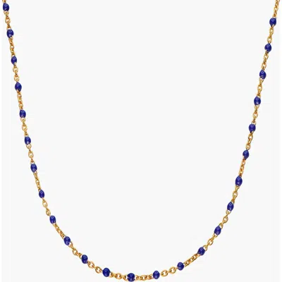 Oak & Luna Soltale Enamel Chain In Gold