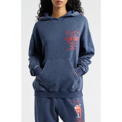 Boys Lie X Loverboy Racer Hoodie In Blue