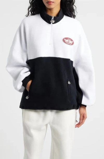 Boys Lie Sideline Colorblock Alex Half Zip Sweatshirt In Multi