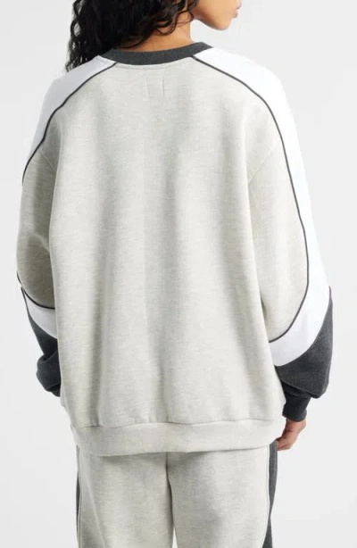 Boys Lie First Pick Heathered Oversize Sweatshirt In Multi