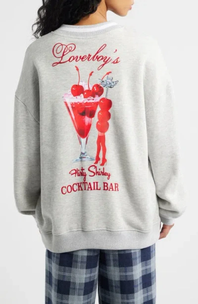 Boys Lie Loverboy Graphic Hoodie In Gray