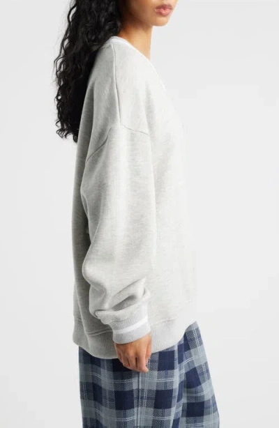 Boys Lie Loverboy Graphic Hoodie In Gray