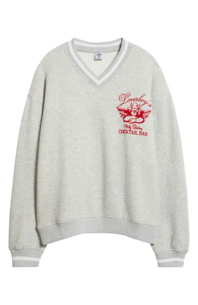 Boys Lie Loverboy Graphic Hoodie In Gray