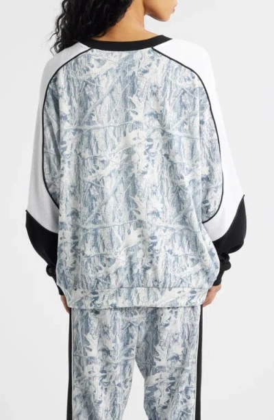 Boys Lie Snowed In Camo Thermal Sweatshirt In Multi