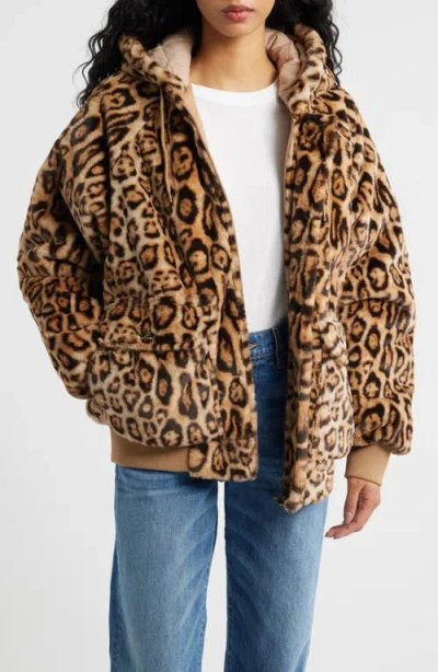 Boys Lie He A Cheetah Manhunt Fleece Zip Hoodie In Animal Print