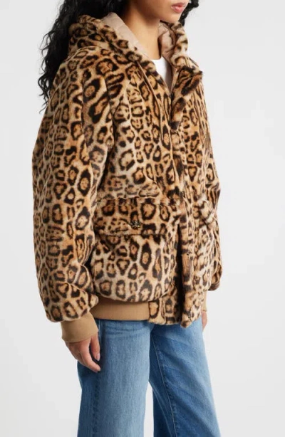 Boys Lie He A Cheetah Manhunt Fleece Zip Hoodie In Animal Print