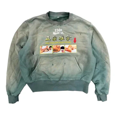 Praying Spa Crewneck Green In Green