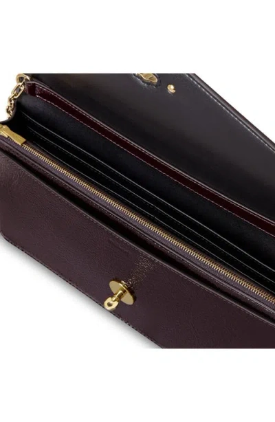 Mulberry Darley Patent Leather Clutch In Black