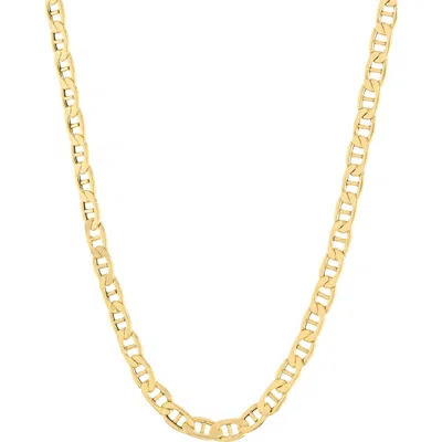Athra Luxe Anchor Chain Choker Necklace In Gold