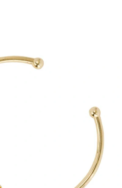 Athra Luxe Cubic Zirconia Wrap Cuff In Gold