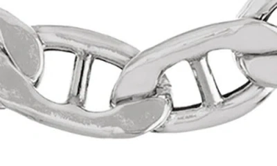 Athra Luxe Anchor Chain Choker Necklace In Metallic