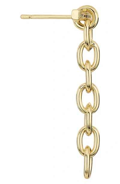Athra Luxe Pavé Toggle Drop Earrings In Gold