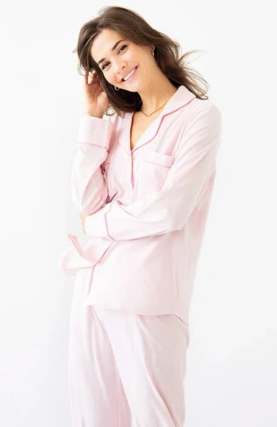Salua Classic Luxury Pajamas In Pink