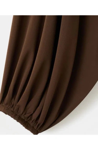 Mango Gadea Knit Top In Brown