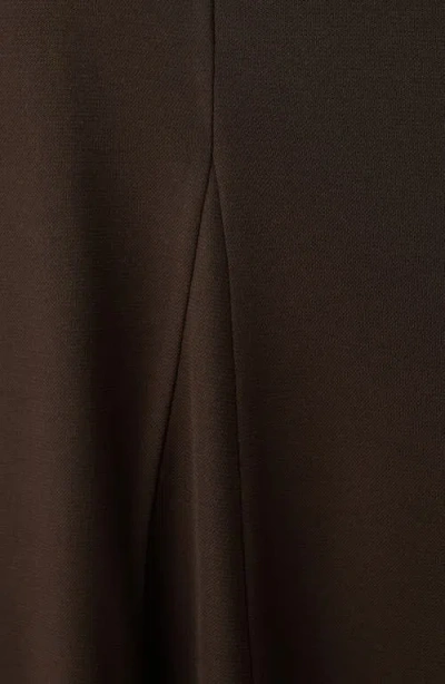 Mango Odette Godet Pleat Skirt In Brown