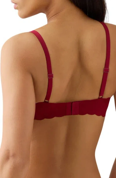 B.tempt'd By Wacoal B.wow'd Wireless Bra In Red