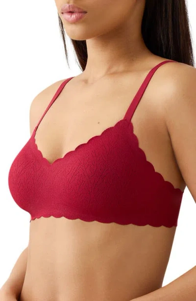 B.tempt'd By Wacoal B.wow'd Wireless Bra In Red