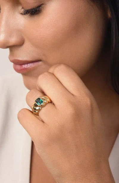 Ettika So Twisted Statement Ring In Gold