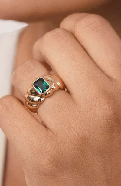 Ettika So Twisted Statement Ring In Gold