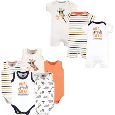 Hudson Baby 8pc Bodysuits And Rompers In Multi