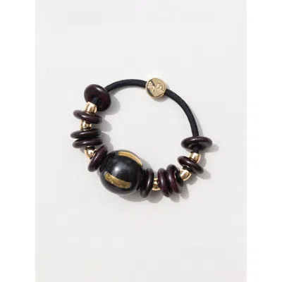 By Lilla Limo Capsule Bracelet Hairtie In Brown