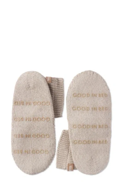 Lunya Organic Cotton Blend Slipper Sock In Gray