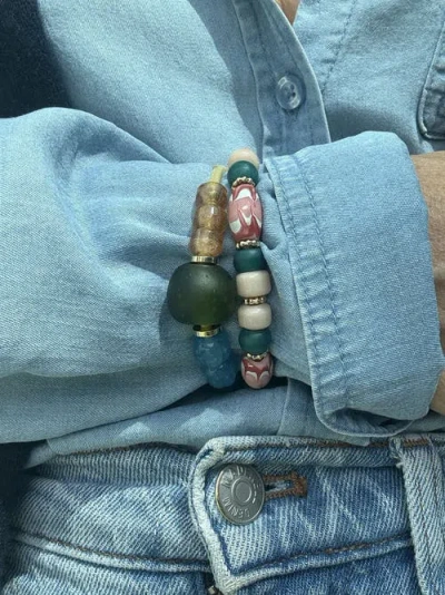 By Lilla Boho Capsule Bracelet Hairtie In Multi