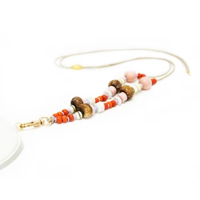 By Lilla Coco Beach Crossbody Phonestrap In Gold