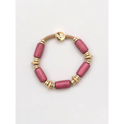 By Lilla Boardwalk Capsule Bracelet Hairtie In Pink