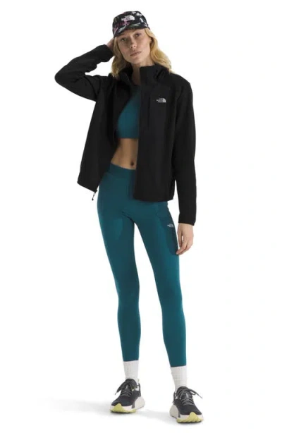 The North Face Performance Fleece Full Zip Hoodie Jacket In Black
