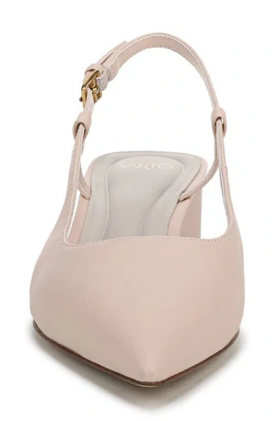 Sarto By Franco Sarto Amelie Slingback Pointed Toe Pump In Pink