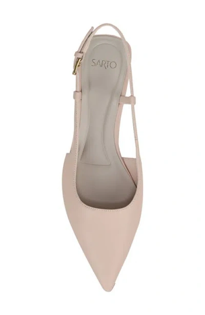 Sarto By Franco Sarto Amelie Slingback Pointed Toe Pump In Pink