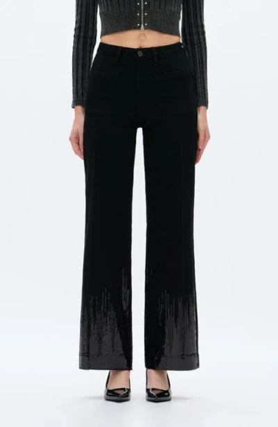 Bayeas Sequin Wide Leg Pants In Multi