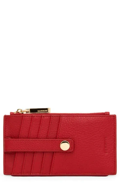 Hammitt 210 West Leather Wallet In Red