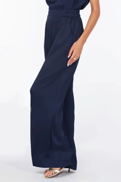 Bishop + Young Micro Plisse Pull-on Pant In Purple