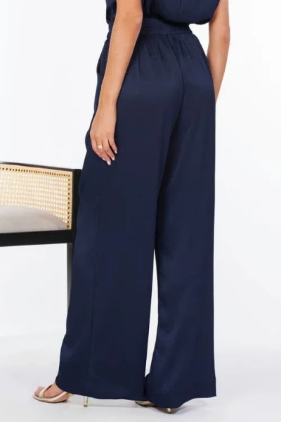 Bishop + Young Micro Plisse Pull-on Pant In Purple