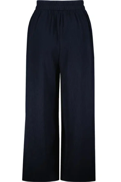 Bishop + Young Micro Plisse Pull-on Pant In Purple