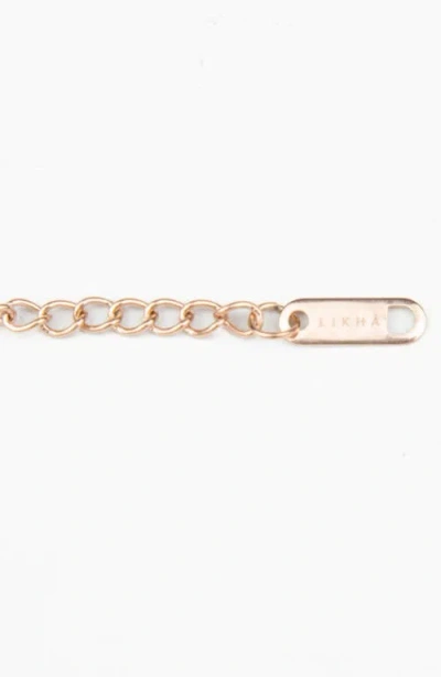 Likha Mother-of-pearl Trapezoid Pendant Necklace In Gray