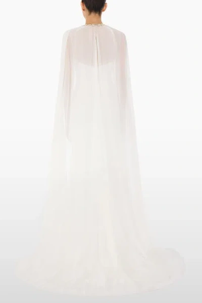 Jenny Packham Dream Catcher Embellished Dress In White