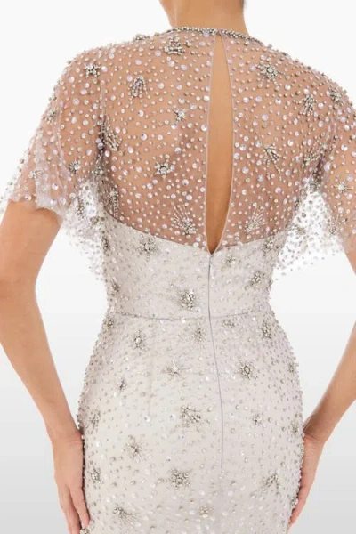 Jenny Packham Sofie Crystal-embellished Gown In White