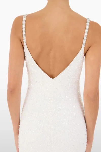 Jenny Packham Nora Sequin-embellished Gown In White