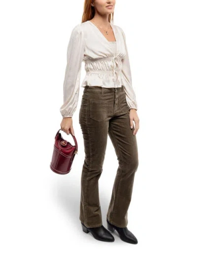 Old Trend Begonia Genuine Leather Vintage Bucket Crossbody In Burgundy