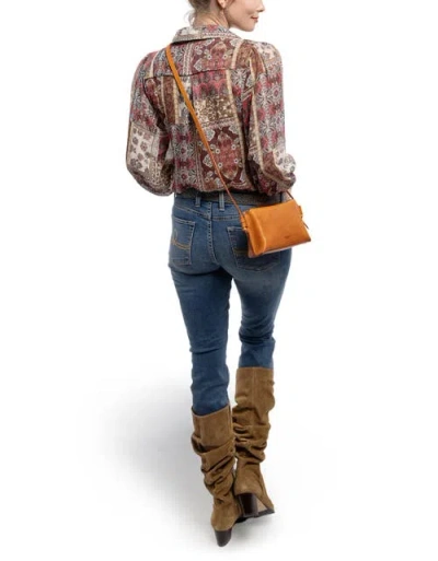 Old Trend Snapper Genuine Leather Vintage Everyday Crossbody In Brown