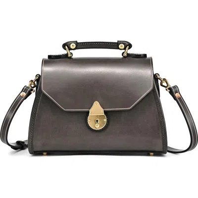 Old Trend Laurel Genuine Leather Classic Everyday Satchel In Gray
