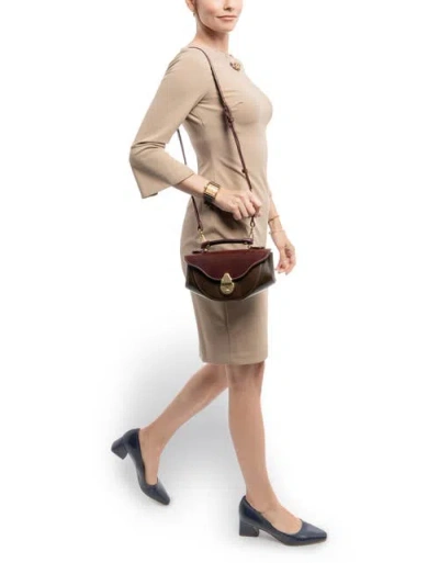 Old Trend Azalea Genuine Leather Vintage Everyday Crossbody In Multi