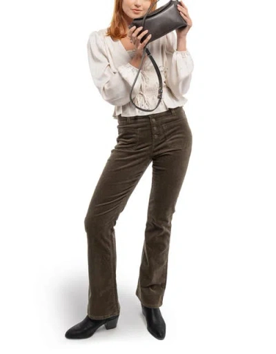 Old Trend Snapper Genuine Leather Vintage Everyday Crossbody In Gray